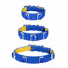 Faux Leather Pet Collar with Gemstone-Inspired Detail