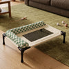 Elevated Cat & Dog Cot Bed with Removable Cushion