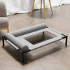 Elevated Cat & Dog Cot Bed with Removable Cushion