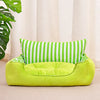 Padded Pet Bed for Cats and Small Dogs – Mat & Round Styles