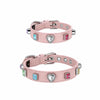 Faux Leather Collar and Leash for Small Dogs and Cats