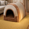 Enclosed Pet Bed for Dogs & Cats with Removable Washable Cover