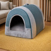 Enclosed Pet Bed for Dogs & Cats with Removable Washable Cover