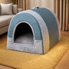 Enclosed Pet Bed for Dogs & Cats with Removable Washable Cover