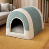 Enclosed Pet Bed for Dogs & Cats with Removable Washable Cover