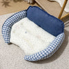 Reversible Curved Pet Sofa Bed for Cats and Small Dogs