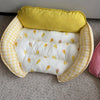 Reversible Curved Pet Sofa Bed for Cats and Small Dogs