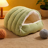 Semi-Enclosed Cat & Dog Bed, Removable and Washable