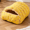 Semi-Enclosed Cat & Dog Bed, Removable and Washable