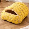 Semi-Enclosed Cat & Dog Bed, Removable and Washable