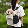 Front- and Back-Carry Pet Backpack Carrier for Cats and Small Dogs