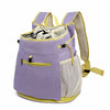 Front- and Back-Carry Pet Backpack Carrier for Cats and Small Dogs