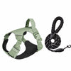 Adjustable Nylon Vest-Style Dog Harness with 59.1-Inch Leash