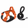 Adjustable Nylon Vest-Style Dog Harness with 59.1-Inch Leash