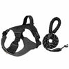Adjustable Nylon Vest-Style Dog Harness with 59.1-Inch Leash