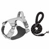 Adjustable Nylon Vest-Style Dog Harness with 59.1-Inch Leash