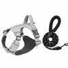 Adjustable Nylon Vest-Style Dog Harness with 59.1-Inch Leash