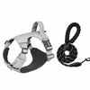 Adjustable Nylon Vest-Style Dog Harness with 59.1-Inch Leash