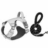 Adjustable Nylon Vest-Style Dog Harness with 59.1-Inch Leash