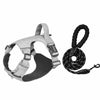 Adjustable Nylon Vest-Style Dog Harness with 59.1-Inch Leash