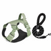 Adjustable Nylon Vest-Style Dog Harness with 59.1-Inch Leash