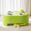 Electronic Whack-a-Mole Cat Toy with Moving Feather Teaser