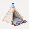 Semi-Enclosed Tent Bed for Cats and Small Dogs