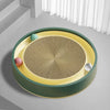Round Kraft Paper Cat Scratcher with Built-In Toy Balls