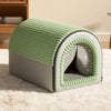 Enclosed House-Style Pet Bed for Dogs and Cats