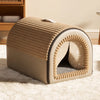 Enclosed House-Style Pet Bed for Dogs and Cats