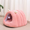 Semi-Enclosed Tunnel Cat Bed