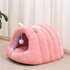 Semi-Enclosed Tunnel Cat Bed