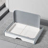Dog Potty Tray with Wall, Grate, and Pull-Out Drawer