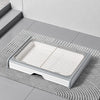 Dog Potty Tray with Wall, Grate, and Pull-Out Drawer