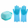 Silicone Pet Bath Brush for Dogs & Cats