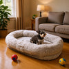 Oversized Plush Pet Bed with Removable Washable Cover