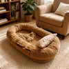 Oversized Plush Pet Bed with Removable Washable Cover