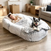 Oversized Plush Pet Bed with Removable Washable Cover