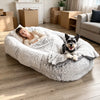 Oversized Plush Pet Bed with Removable Washable Cover