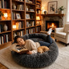 Oversized Plush Pet Bed with Removable Washable Cover