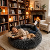 Oversized Plush Pet Bed with Removable Washable Cover