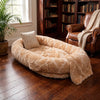 Oversized Plush Pet Bed with Removable Washable Cover