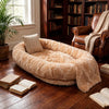Oversized Plush Pet Bed with Removable Washable Cover