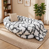 Oversized Plush Pet Bed with Removable Washable Cover
