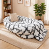 Oversized Plush Pet Bed with Removable Washable Cover