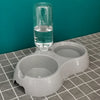 Double Pet Bowl with Water Dispenser for Dogs and Cats