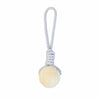 Synthetic Leather Tennis Ball Dog Toy for Fetch and Tug