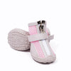Small Dog Shoes with Soft Soles and Zipper Closure