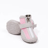 Small Dog Shoes with Soft Soles and Zipper Closure