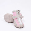 Small Dog Shoes with Soft Soles and Zipper Closure